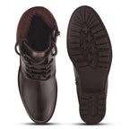 Women Black Block-Heeled Winter Boots
