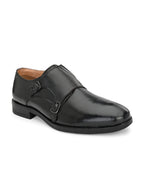 Men Leather Formal Monk Shoes