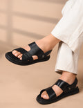 Men’s Casual Leather Buckle Sandals