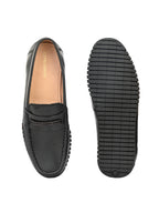 Men Leather Square Toe Loafers