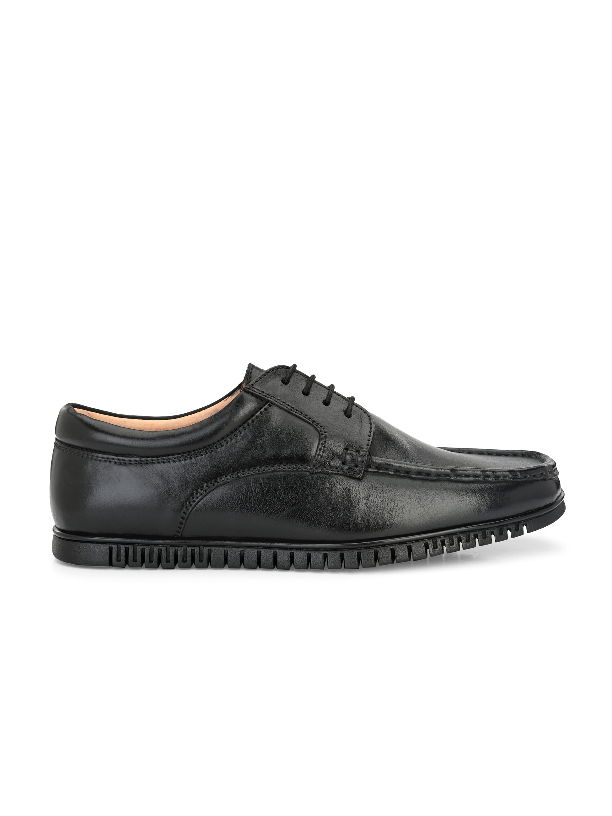 Men's Leather Square Toe Derby Shoes