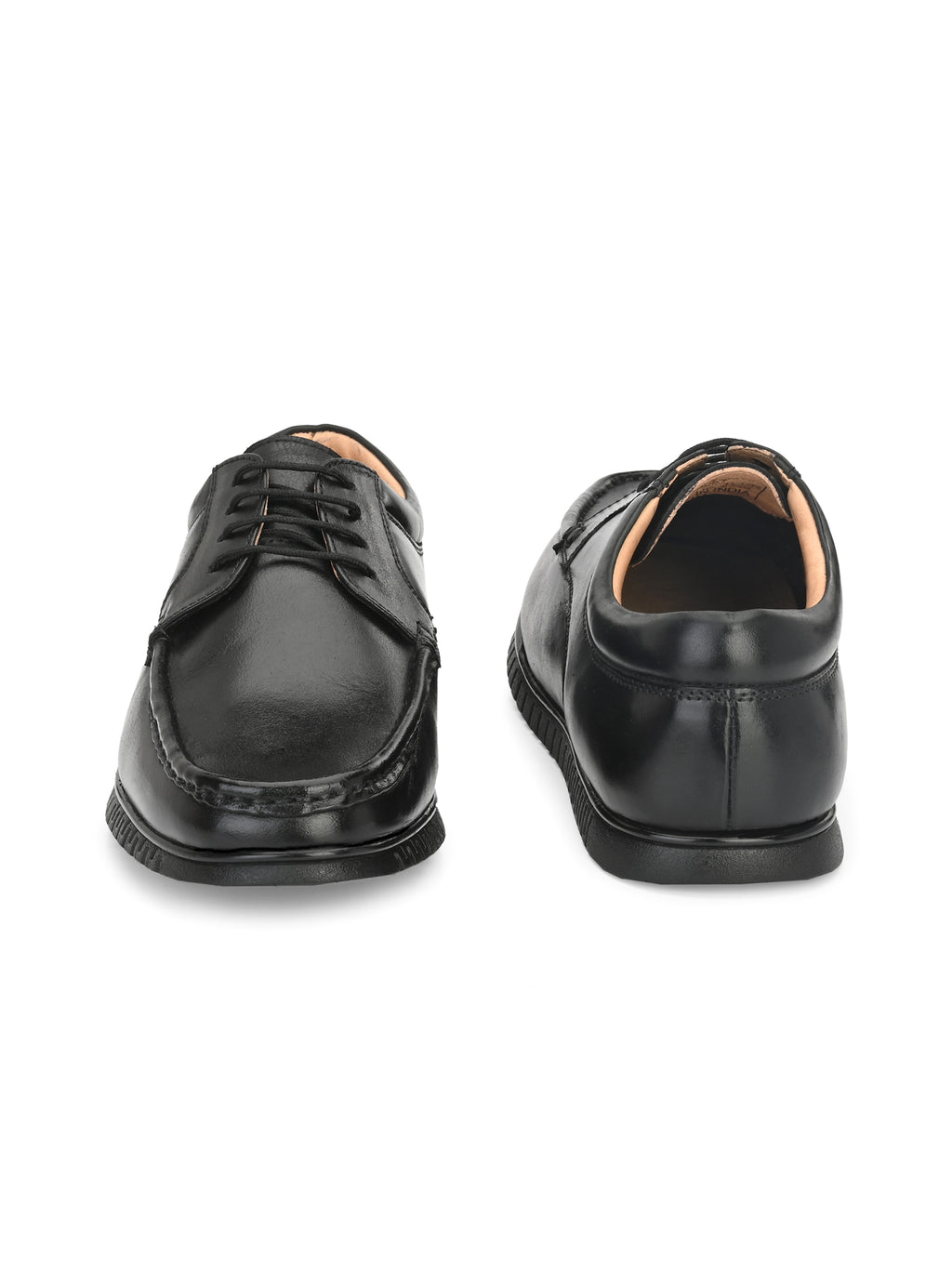 Men's Leather Square Toe Derby Shoes