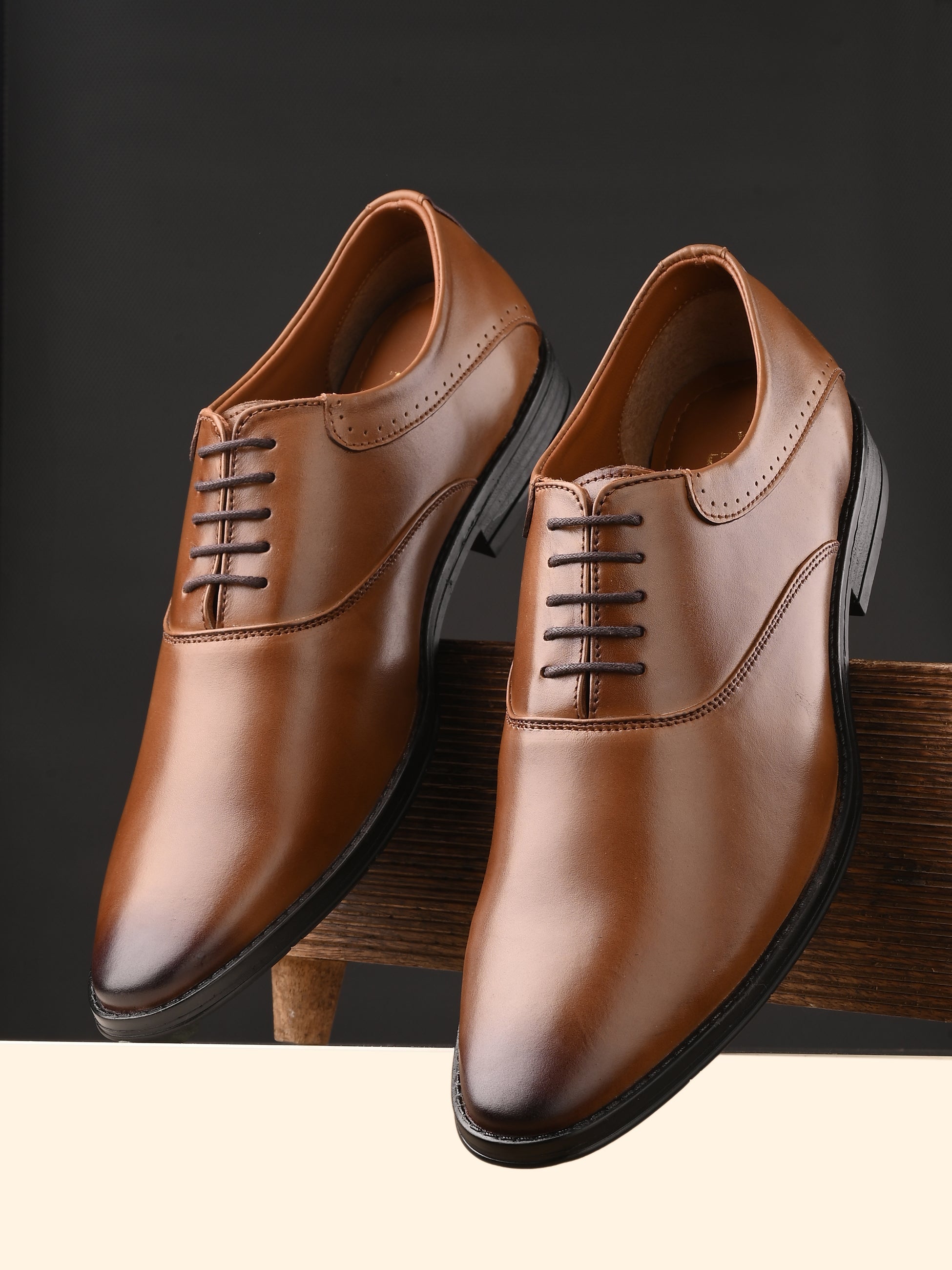Men's Leather Formal Derby Shoes