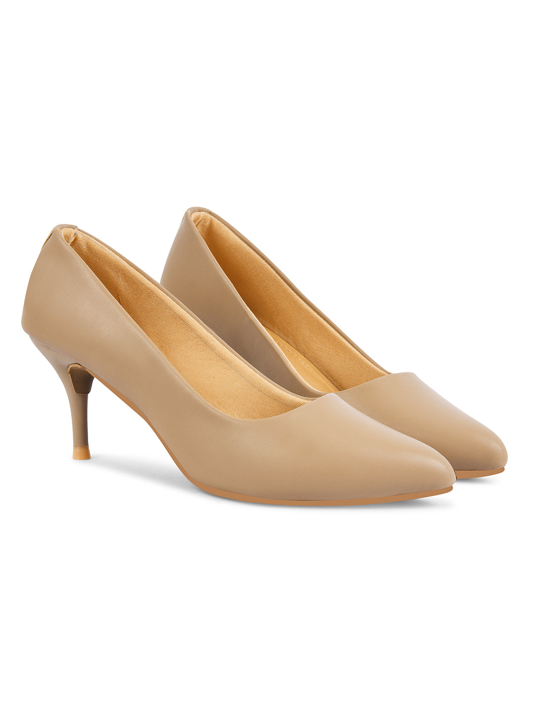 Women White Pumps Peep Toe Heeled Sandals