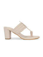 Women Off-White Heels Sandals