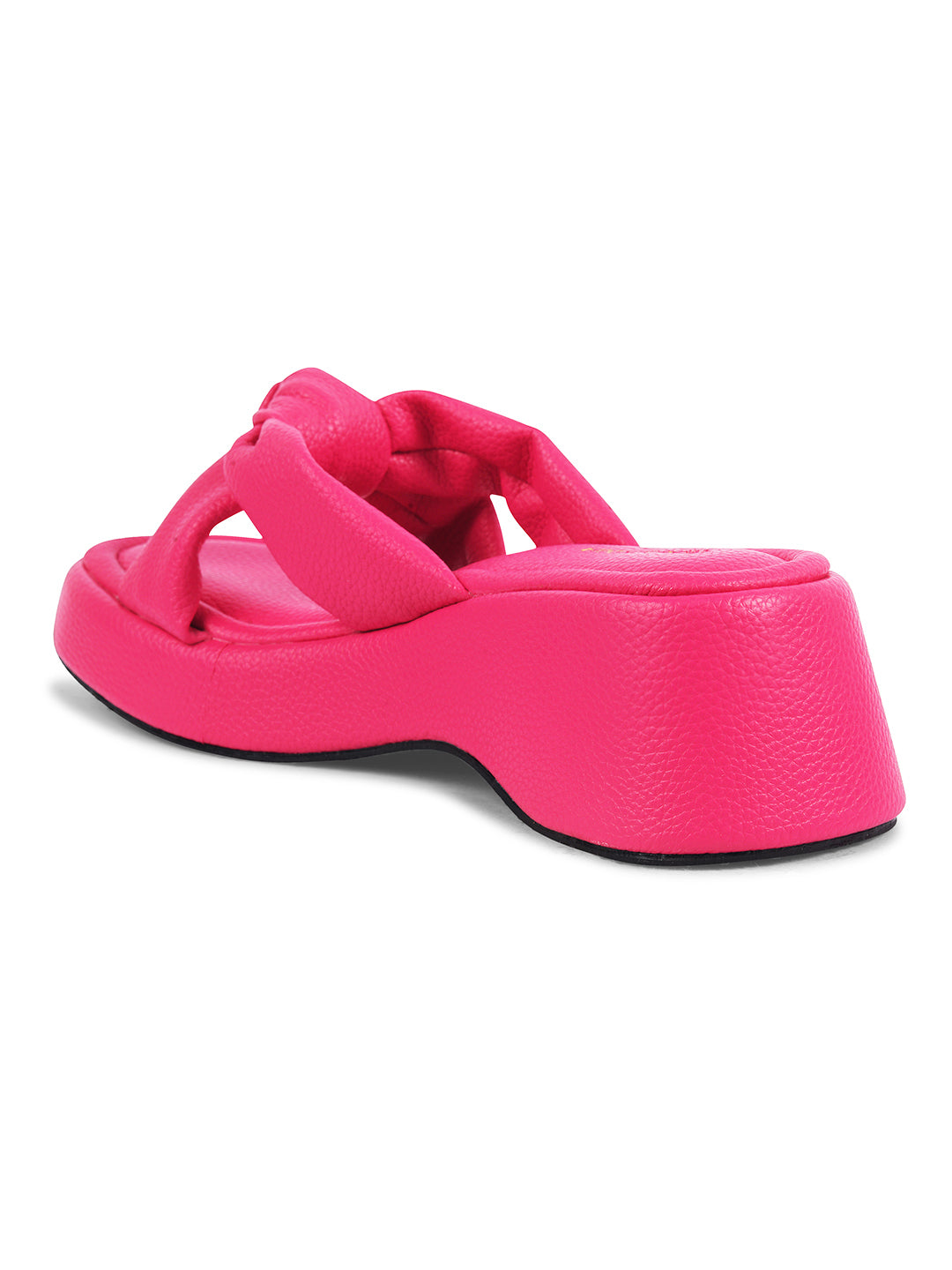 Women White Wedge Slip Heel