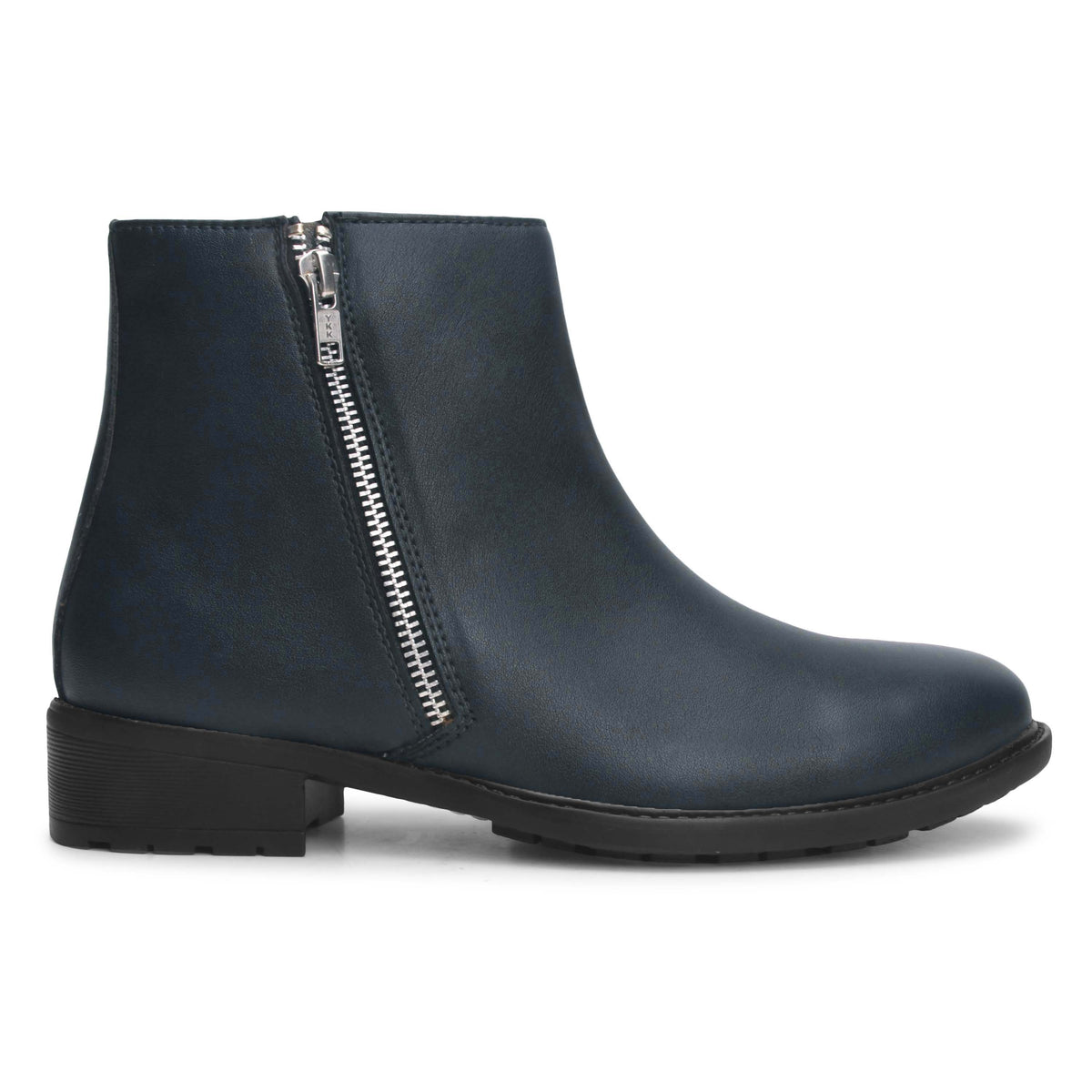 Women Navy Blue Casual Boots