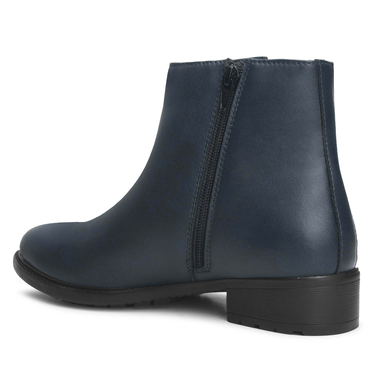 Women Navy Blue Casual Boots