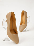 Women White Pumps Peep Toe Heeled Sandals