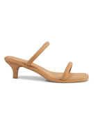 Women Casual Slip Heels Beige