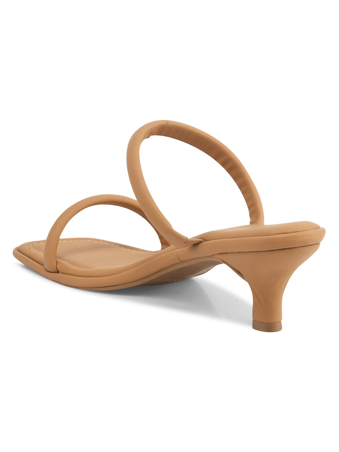 Women Casual Slip Heels Beige
