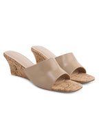 Women Black Wedges Sandals