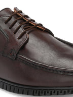 Men's Leather Square Toe Derby Shoes