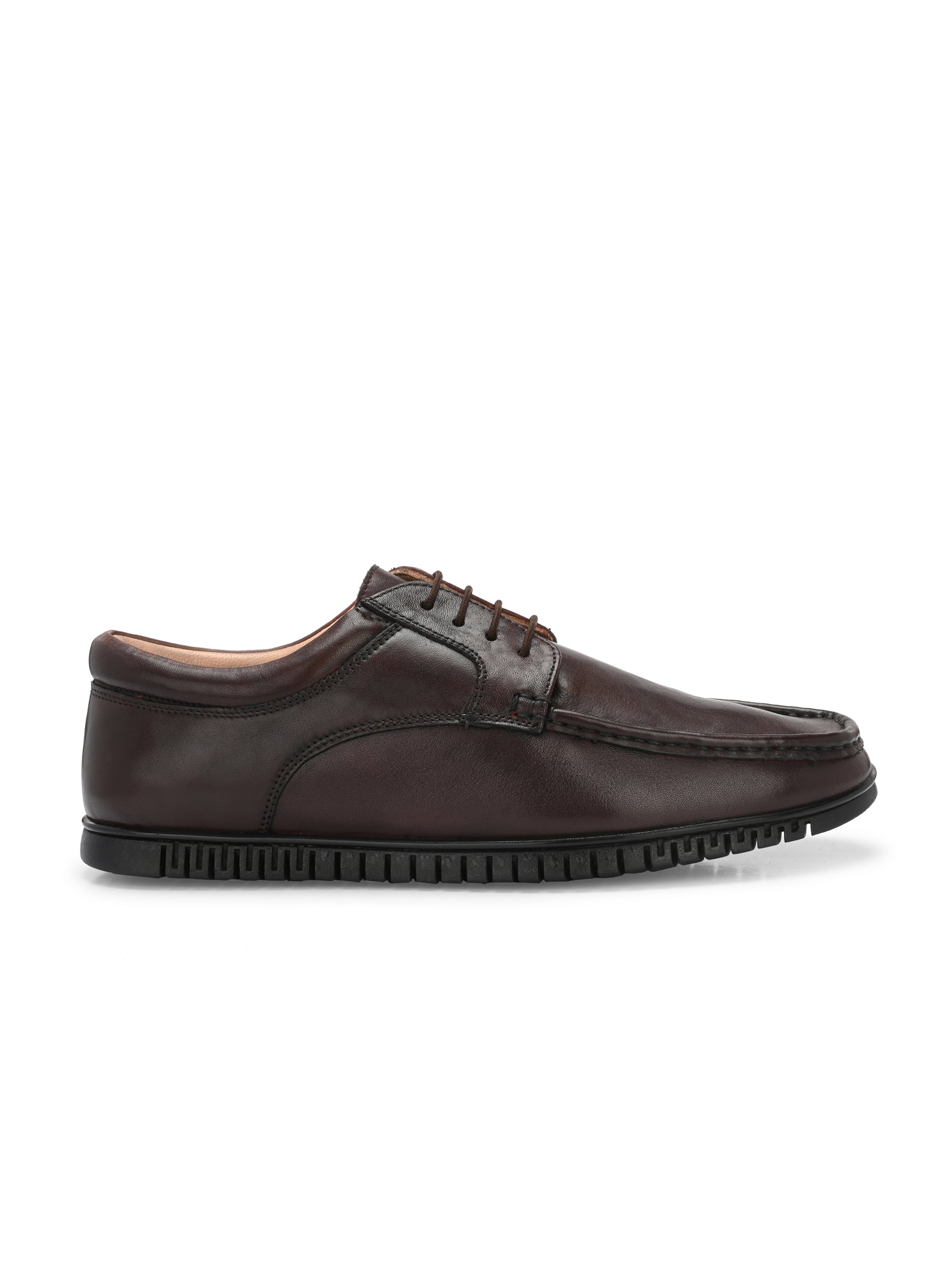 Men's Leather Square Toe Derby Shoes