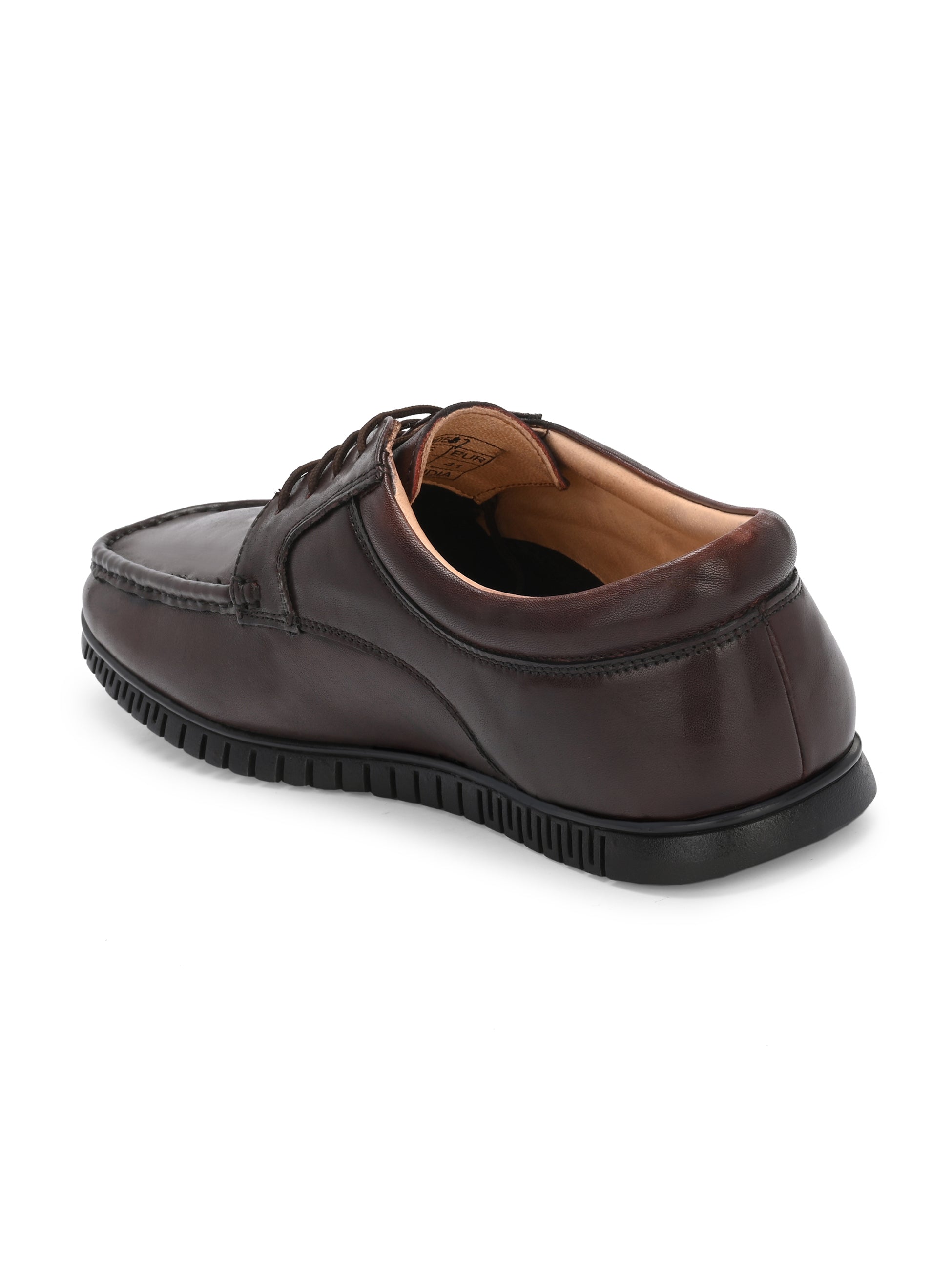 Men's Leather Square Toe Derby Shoes
