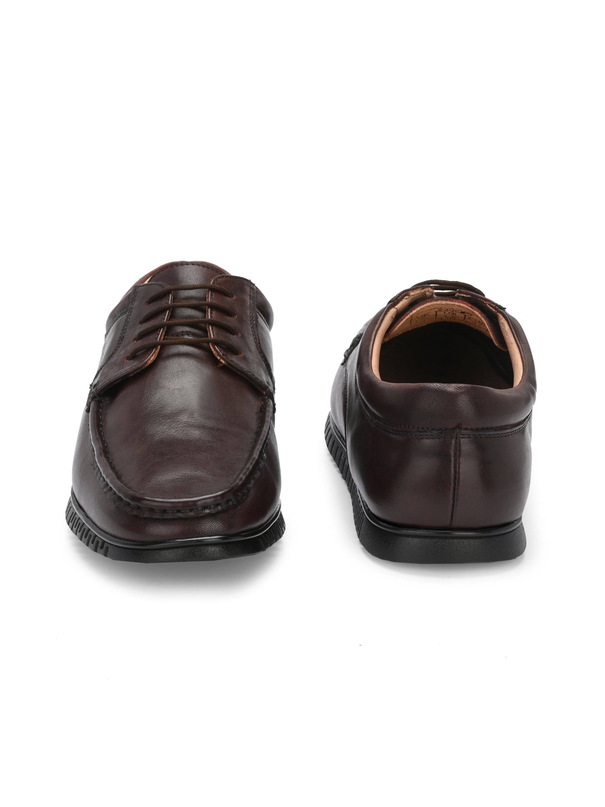 Men's Leather Square Toe Derby Shoes