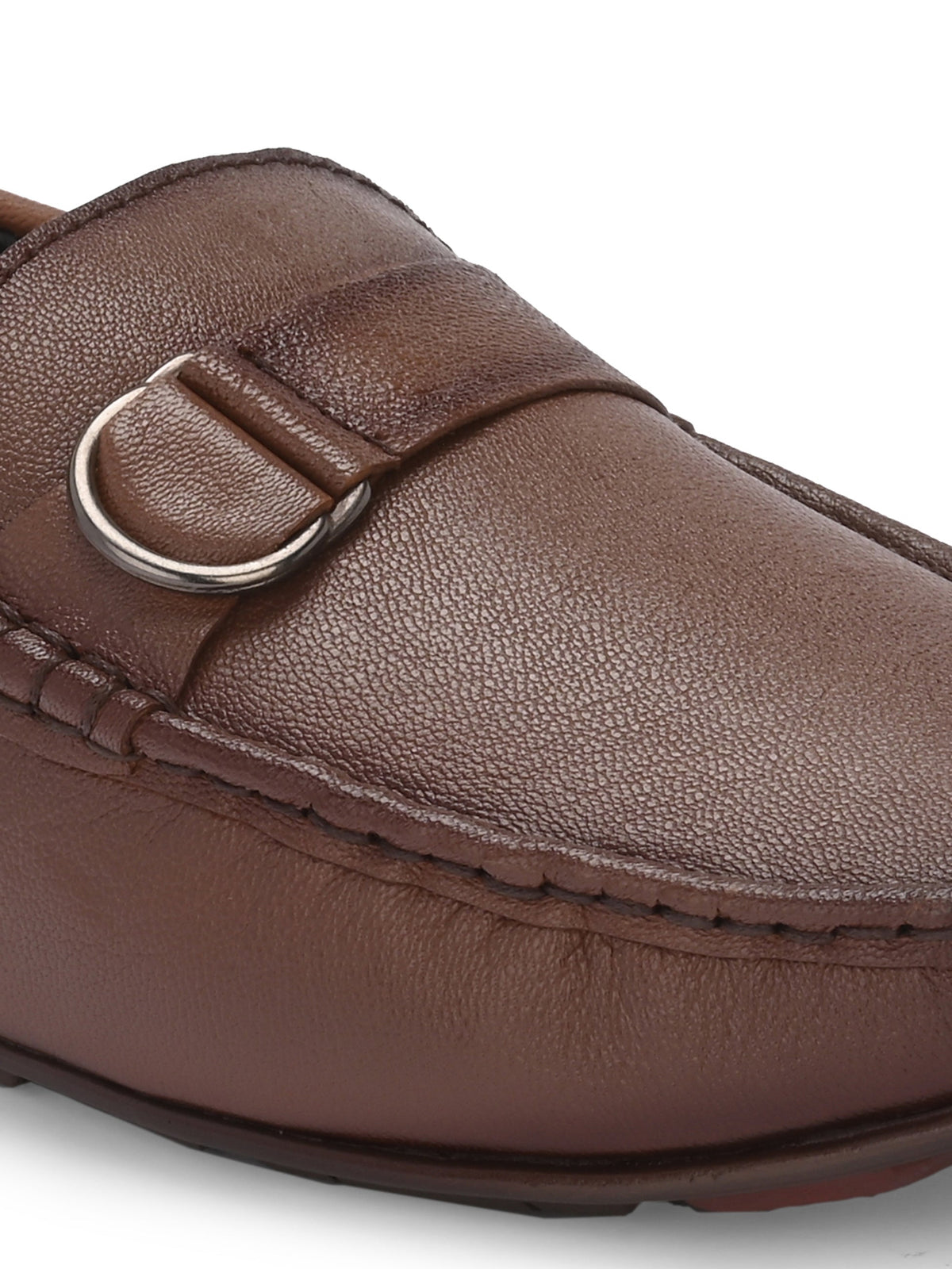 Men's Leather Square Toe Loafer Shoes