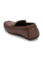 Men Textured Leather Loafer Shoes