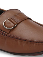 Men Leather Square Toe Loafer Shoes