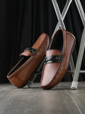 Leather Loafer Shoes for Men's