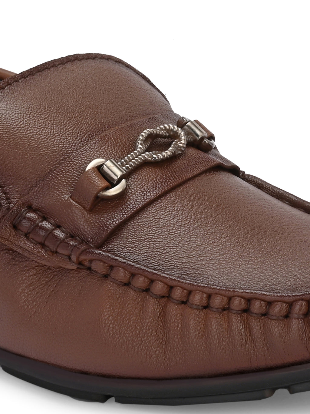 Men's Leather Square Toe Loafers Shoes