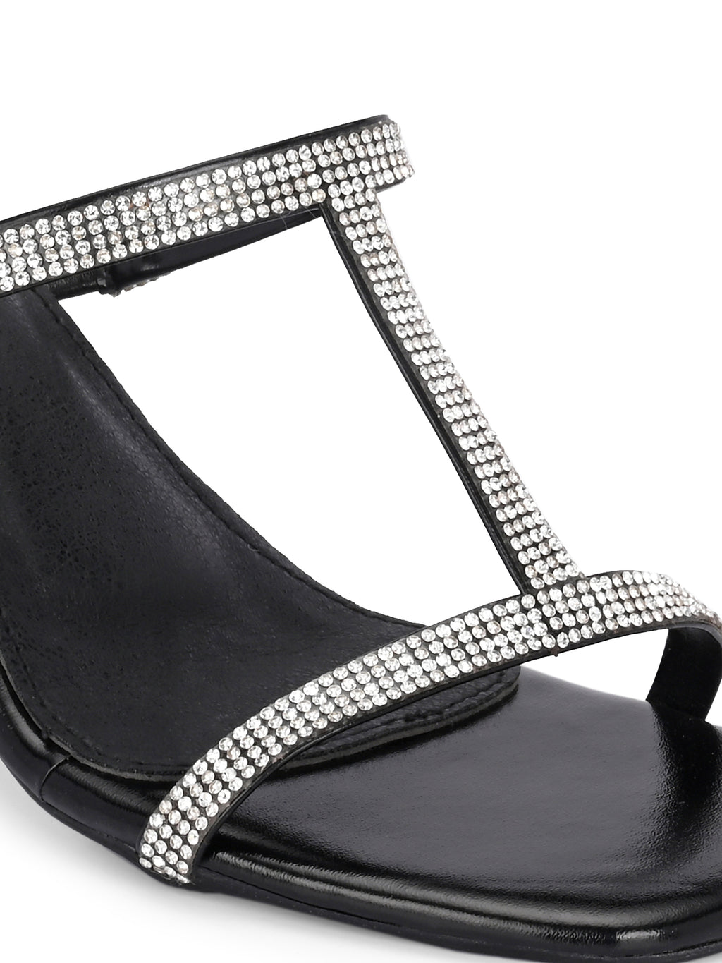 Women Black Fashion Heels Sandals