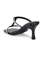 Women Black Fashion Heels Sandals