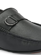 Men Leather Square Toe Loafer Shoes