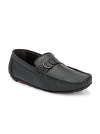 Men Leather Square Toe Loafer Shoes
