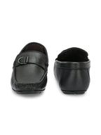 Men Leather Square Toe Loafer Shoes