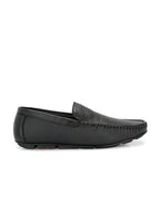 Men Textured Leather Loafer Shoes