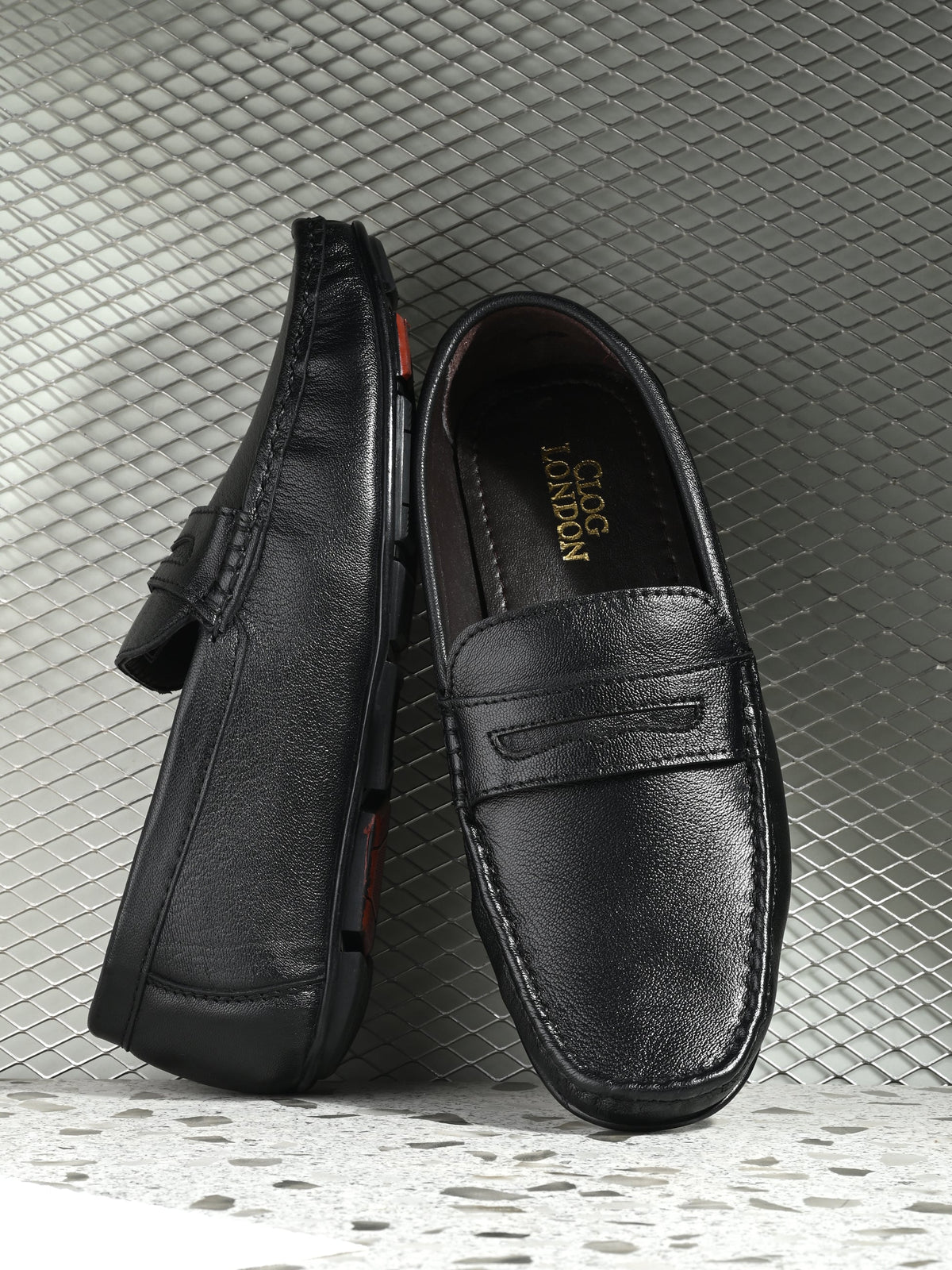 Men Square Toe Loafer Shoes