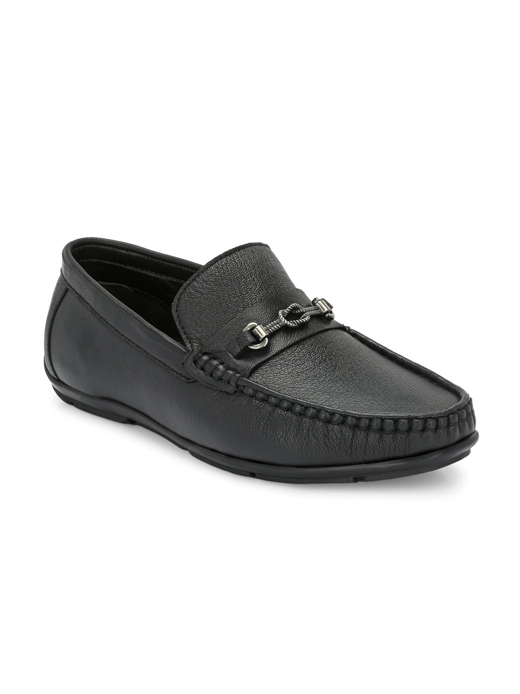 Men's Leather Square Toe Loafers Shoes