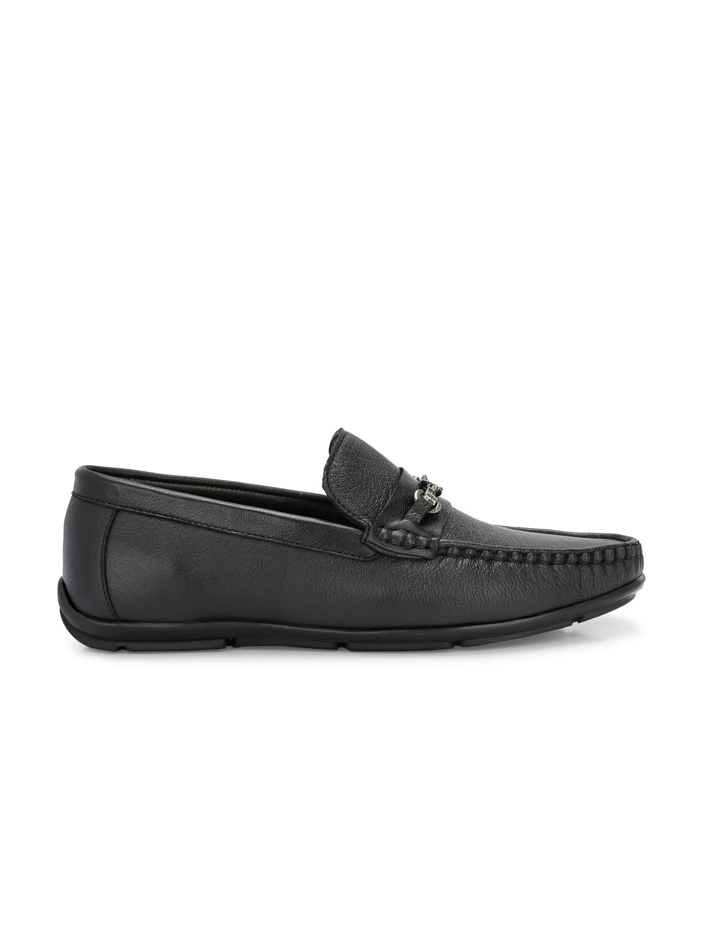 Men's Leather Square Toe Loafers Shoes