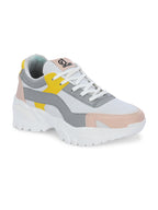 Women Multicolour Stylish Casual Sneakers