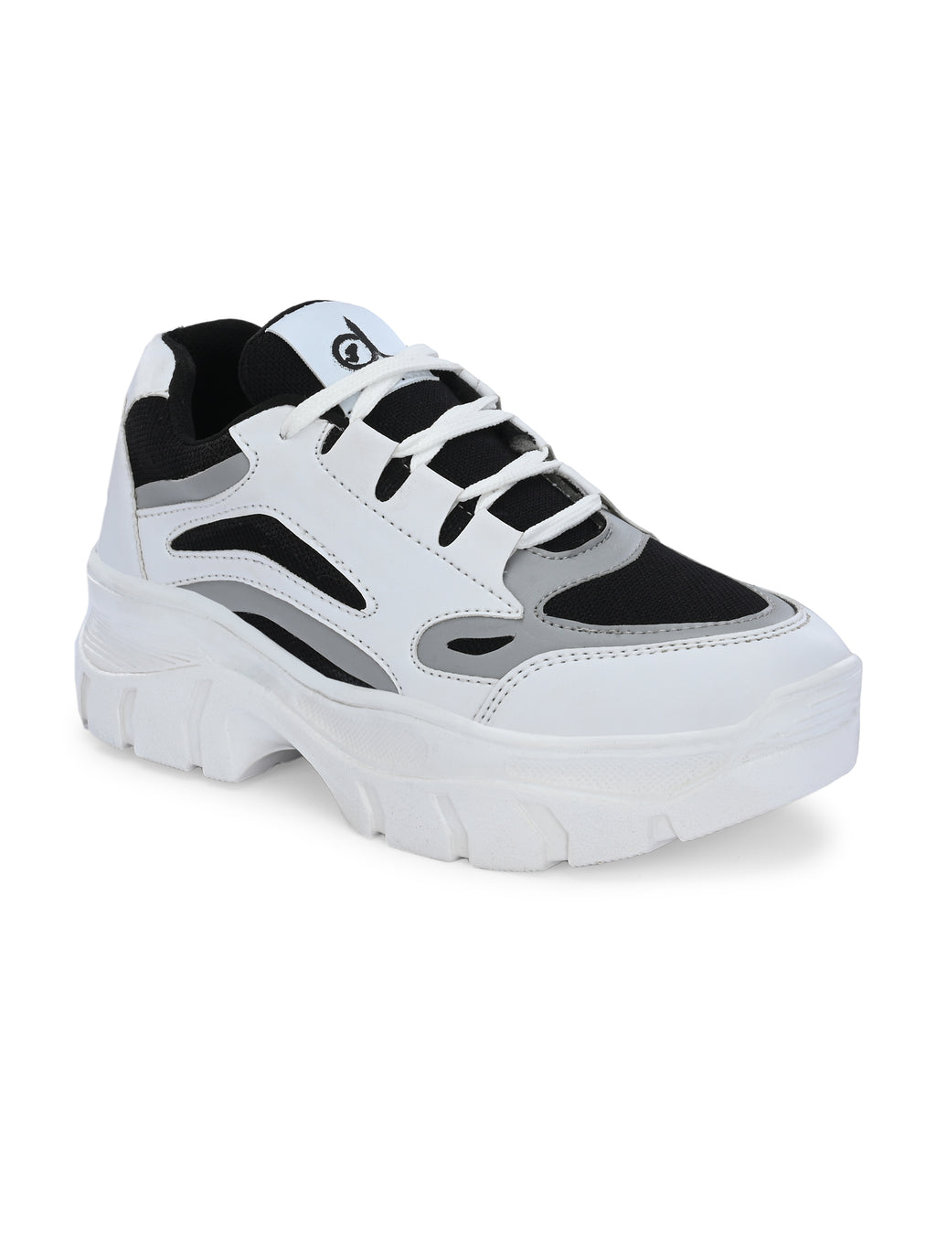 Women White & Black Sport Shoes