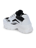 Women White & Black Sport Shoes
