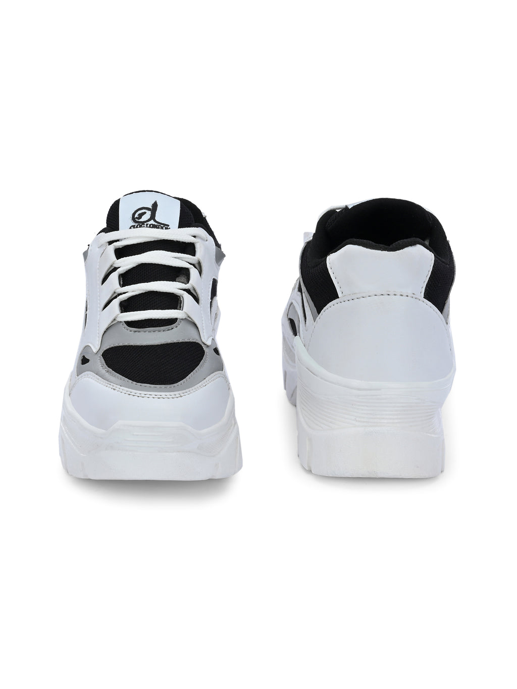 Women White & Black Sport Shoes