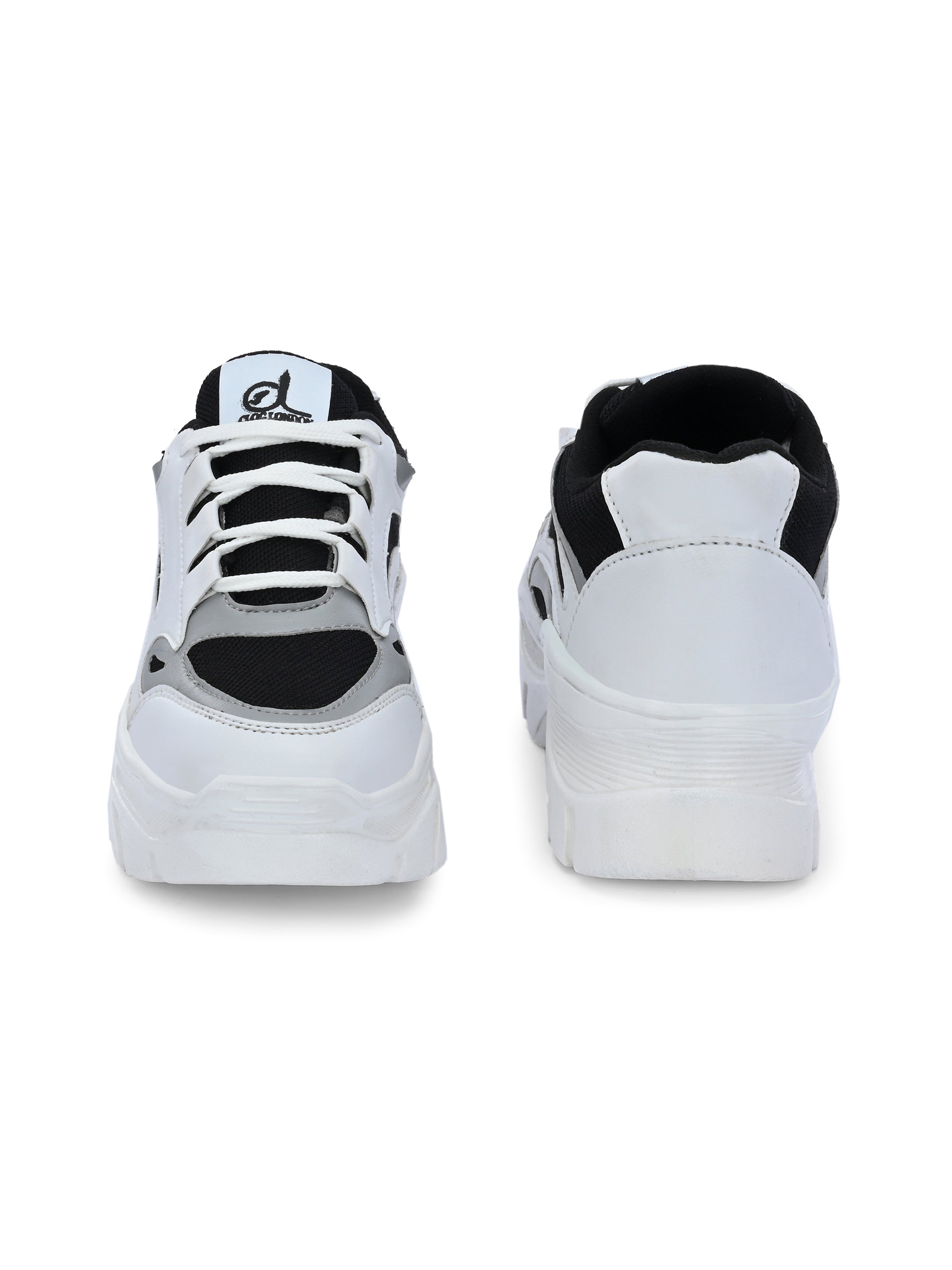 Women White & Black Sport Shoes