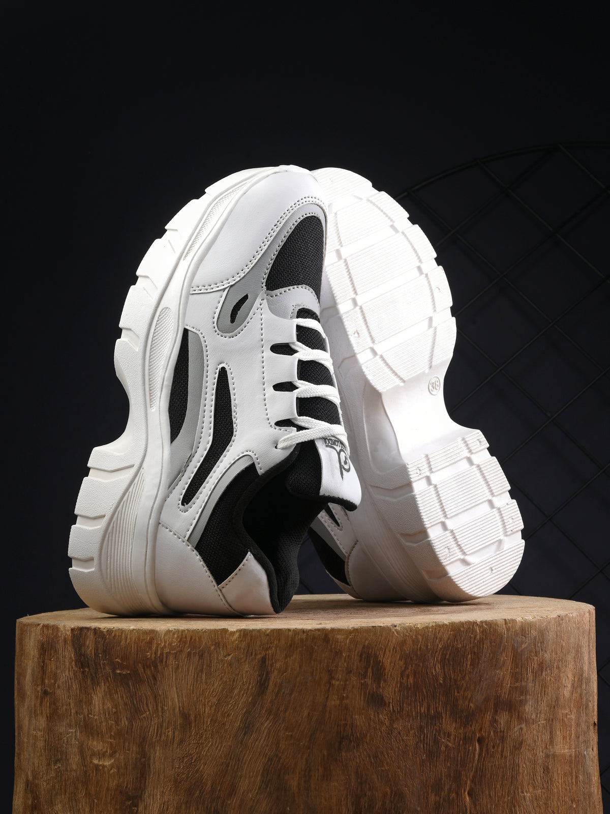 Women White & Black Sport Shoes