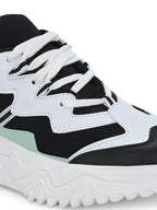 Women Multicolor Lace Up Sneakers