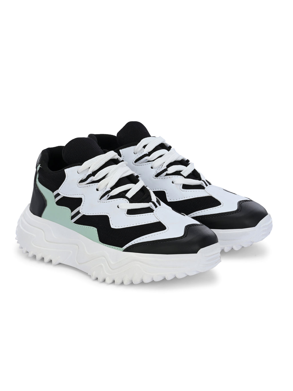 Women Multicolor Lace Up Sneakers