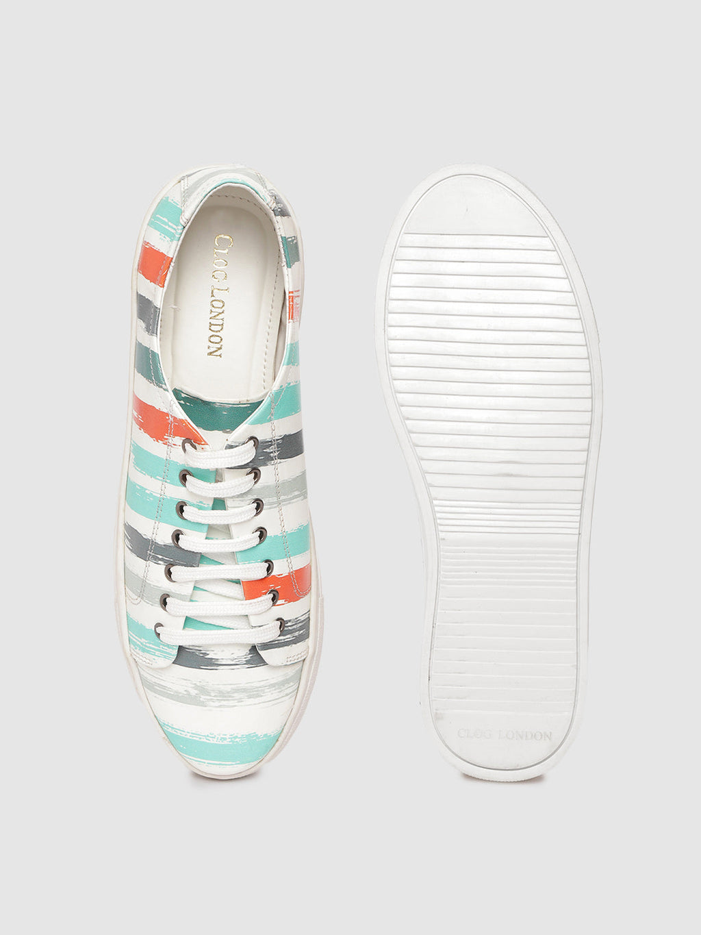 Faux Leather Sneaker Shoes CLOG LONDON