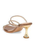 Gem-Encrusted Metallic Women Heels CLOG LONDON