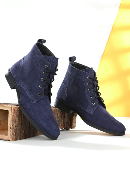 Leather High Ankle Lace up Boots CLOG LONDON