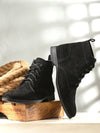 Leather High Ankle Lace up Boots CLOG LONDON