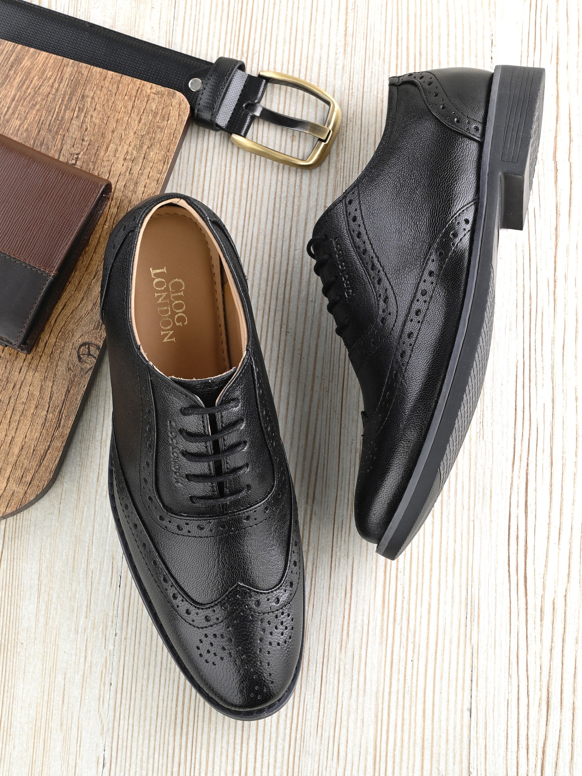 mens leather clog shoes