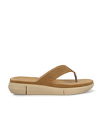 Women Tan Comfort Sandals Flats