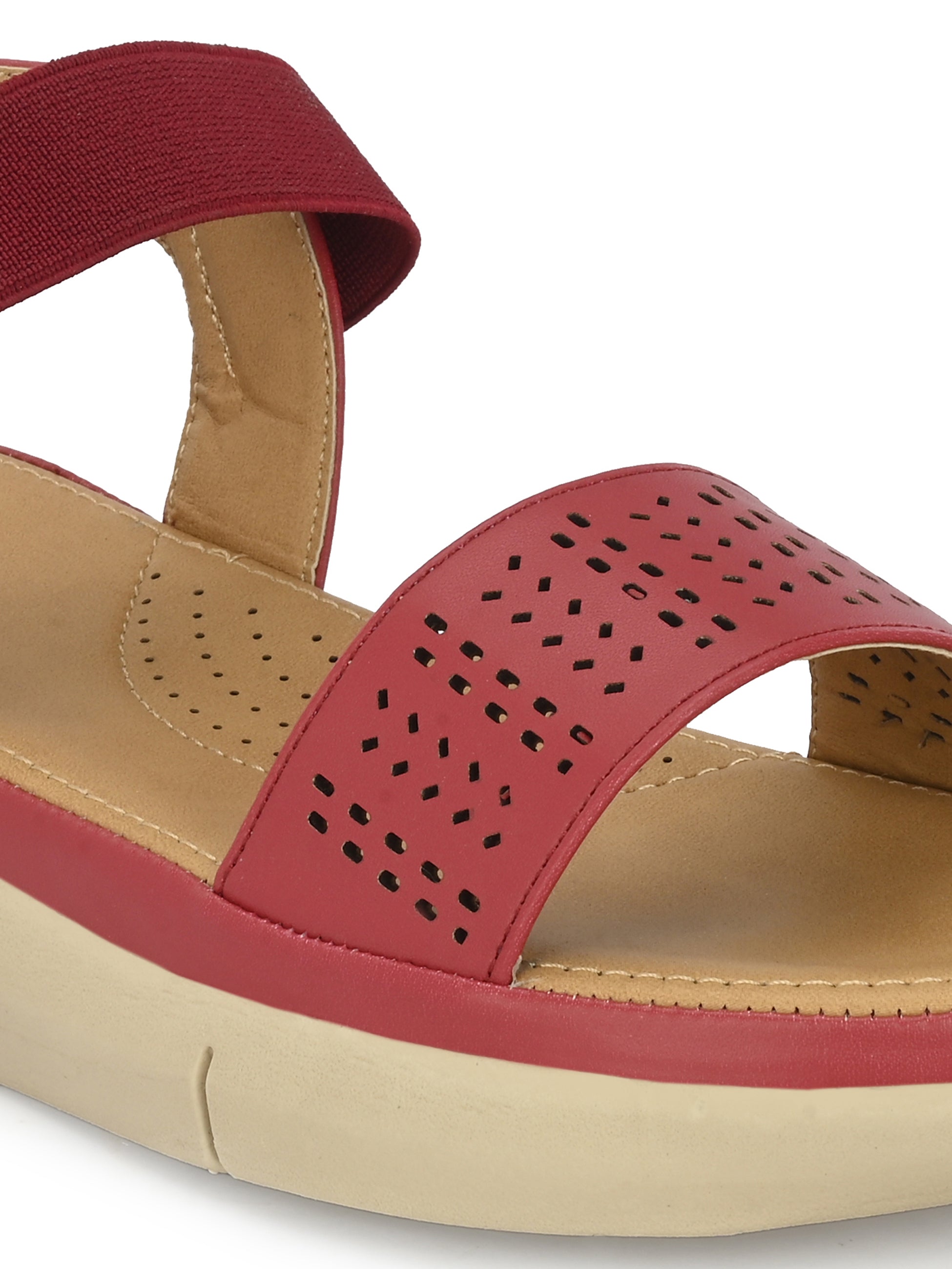 Womens Beige Slip On Sandals Online