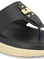 Women Tan Textured Comfort Flats